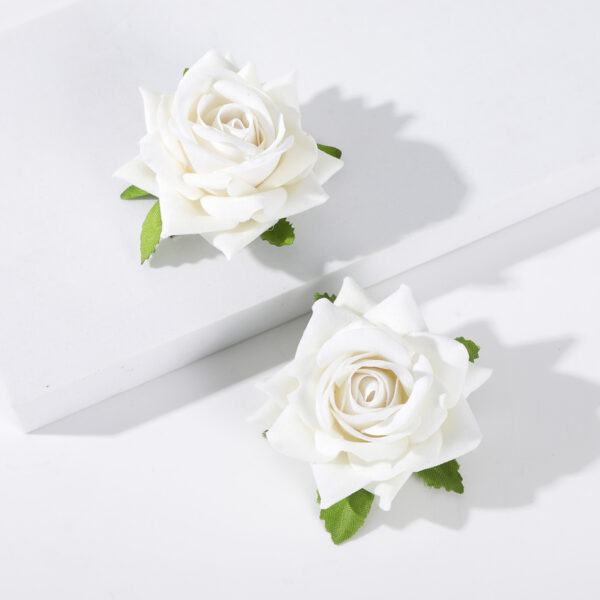 CHRONEX 2pcs Rose Flower Hair Clip Elegant Hair Clip Hair Styling Hair Accessories For Women & Girls