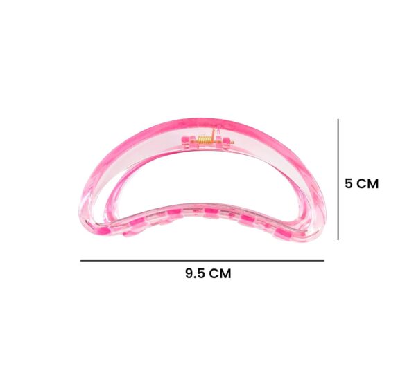 CHRRONEX 3 Pcs Large Transparent Hair Claw Clips Long Jaw Clutches Hair Accessories for Women and Girls Style - Image 6