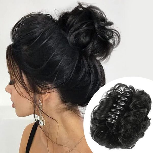 CHRONEX 1PCS Funky Clutcher Hair Accessory Juda Bun/Hair Extension/Braid Extension - Image 7