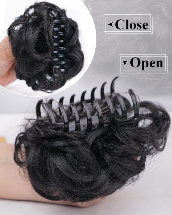 CHRONEX 1PCS Funky Clutcher Hair Accessory Juda Bun/Hair Extension/Braid Extension - Image 3