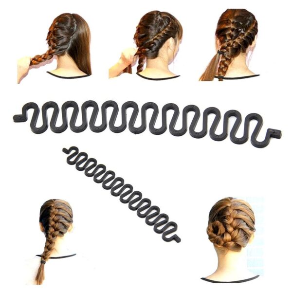 CHRONEX 4PCS New Women Fashion Hair Bun Maker Braiding Styling Tool Hair Accessories (4 Pcs) - Image 6