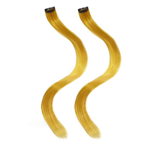 CHRONEX Set of 6 One Clip Straight Colored Highlighting Hair Streak - Image 2