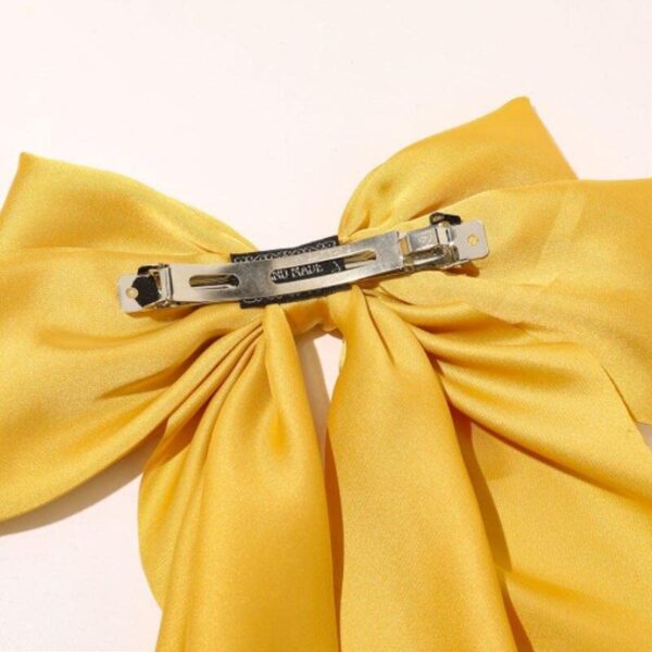 CHRONEX 2pcs Satin Layered Hair Bow Clips, Barrette - Image 3